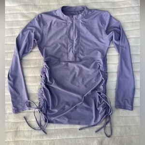 TSLA Women Lavender Long Sleeve Top Size Medium